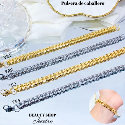 pulsera de caballero gruesa