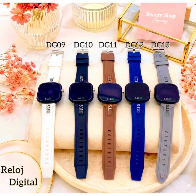#002 Dg reloj digital caballero 
