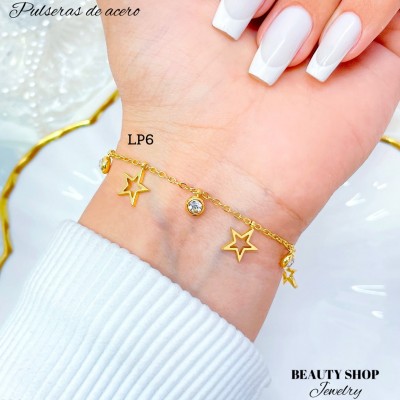 #00 pulsera de acero inoxidable