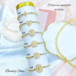 pulsera balin ajustable oro chino