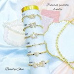 pulsera balin ajustable oro chino