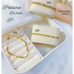 Pulsera balín+raya ajustable pequeña Pulsera balín+raya ajustable pequeña