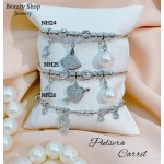 #H Pulseras Rígidas Con Dijes 