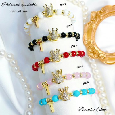 pulsera ajustable corona 