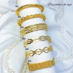 #1 #H pulsera oro chino