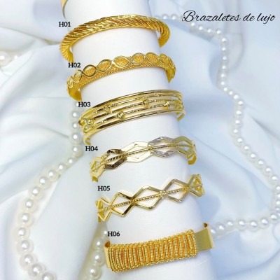 #1 #H pulsera oro chino