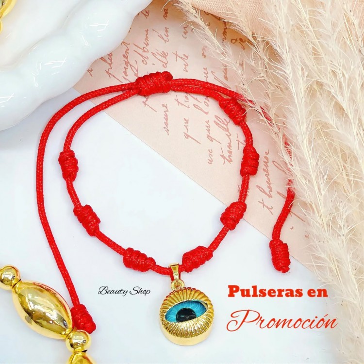 Super promocion pulsera hilo rojo con dije en tendencia (10 por 17.50$)