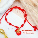 Super promocion pulsera hilo rojo con dije en tendencia (10 por 17.50$)