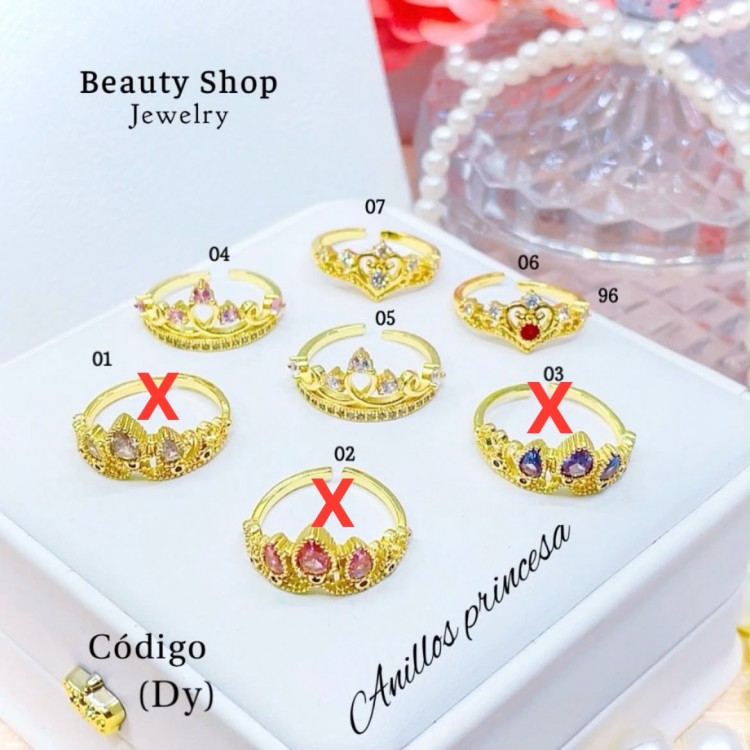 #A anillo de princesas DY #A anillo de princesas DY