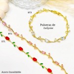 pulsera tulipan en tendencia pulsera tulipan en tendencia