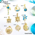 #022 cadena con dije de mar solo dije 1.65$