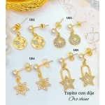 #A U topito perlas con dije #A U topito perlas con dije