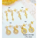 #A U topito perlas con dije #A U topito perlas con dije