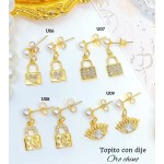 #A U topito perlas con dije #A U topito perlas con dije