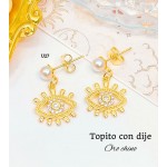 #A U topito perlas con dije #A U topito perlas con dije