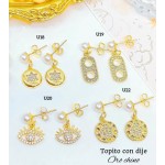 #A U topito perlas con dije #A U topito perlas con dije