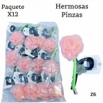 #0022pinza de Dama de flor (clip foto entre ver mas modelos) 