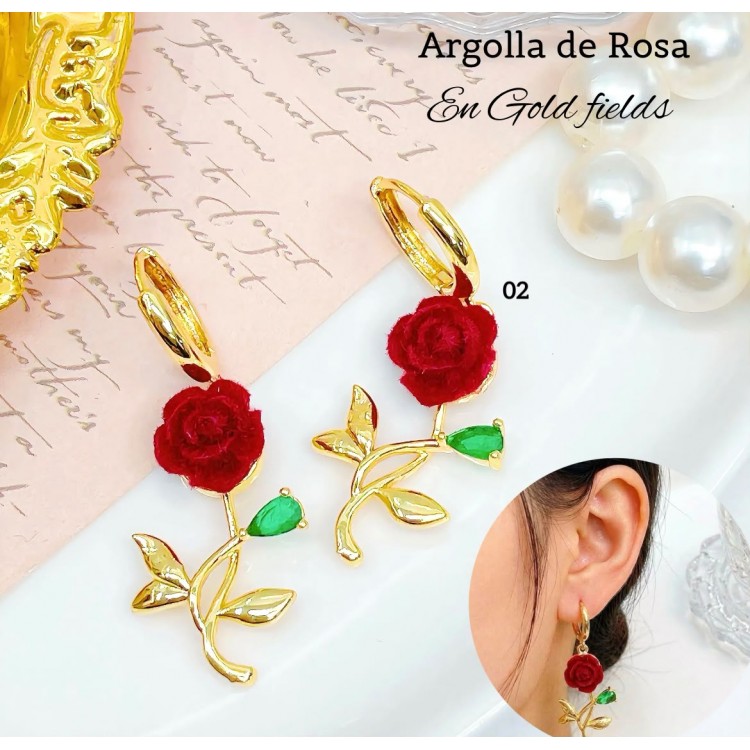 #B Argolla rosa gold field