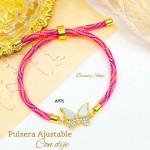 #1 pulsera ajustable con dije