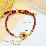 #1 pulsera ajustable con dije