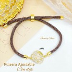 #1 pulsera ajustable con dije
