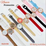 Super promocion en reloj de Dama 10 por 24.50$