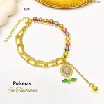 #01 pulsera tipo balin con dije #01 pulsera tipo balin con dije