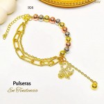 #01 pulsera tipo balin con dije #01 pulsera tipo balin con dije
