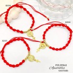 #1 pulsera hilo con dije religiosa en tendencia
