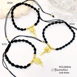#1 pulsera hilo con dije religiosa en tendencia
