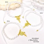 #1 pulsera hilo con dije religiosa en tendencia