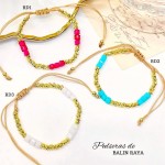 #1 pulsera balin raya con crital