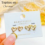 #A Lm mini topito oro chino 18 k  