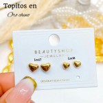 #A Lm mini topito oro chino 18 k  