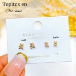 #A Lm mini topito oro chino 18 k  