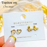 #A Lm mini topito oro chino 18 k  