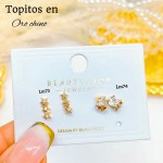#A Lm mini topito oro chino 18 k  