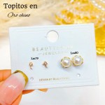 #A Lm mini topito oro chino 18 k  