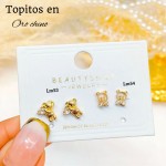 #A Lm mini topito oro chino 18 k  