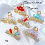 #001 pinza de dama metal p  #c
