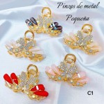 #001 pinza de dama metal p  #c