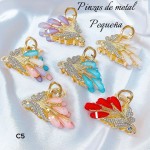 #001 pinza de dama metal p  #c