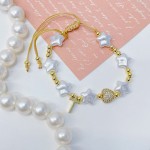 pulsera perla con dije 