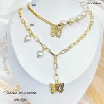 #N cadena eslabon con dije corazon