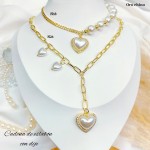 #N cadena eslabon con dije corazon