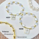 Pulsera con dije de escapulario