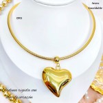 cadena rigida con dije corazon cadena rigida con dije corazon