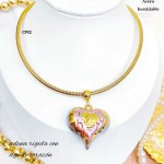 cadena rigida con dije corazon cadena rigida con dije corazon