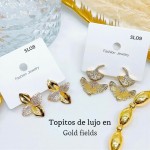 #B SL aretes de lujo con pedrería #B SL aretes de lujo con pedrería