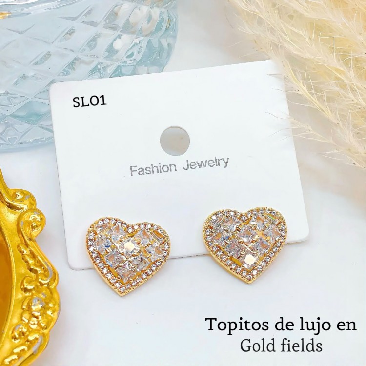 #B SL aretes de lujo con pedrería #B SL aretes de lujo con pedrería